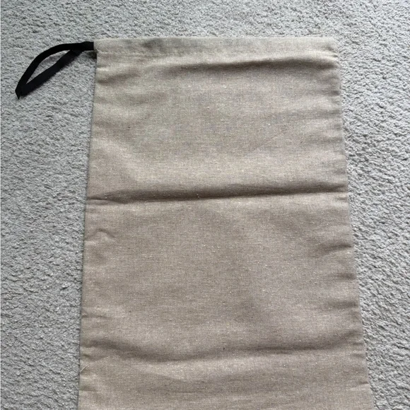 2 Gucci Storage Drawstring Dust Bag Light Brown Beige Sand Authentic 12”X 16.5”